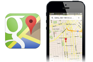 google maps application for iphone