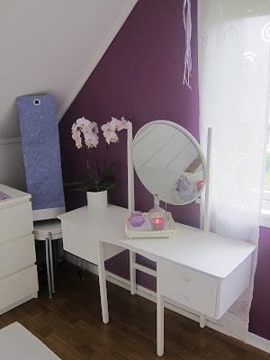 Vintage garden: lilla badet