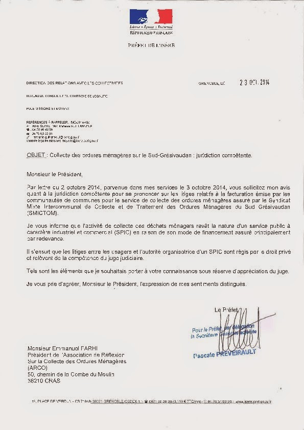 modele de lettre tribunal administratif