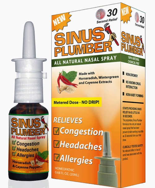 Greensations Sinus Plumber Hot Pepper Horseradish Nasal Spray on Rush