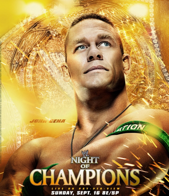 poster del evento de ppv noche de campeones con john cena