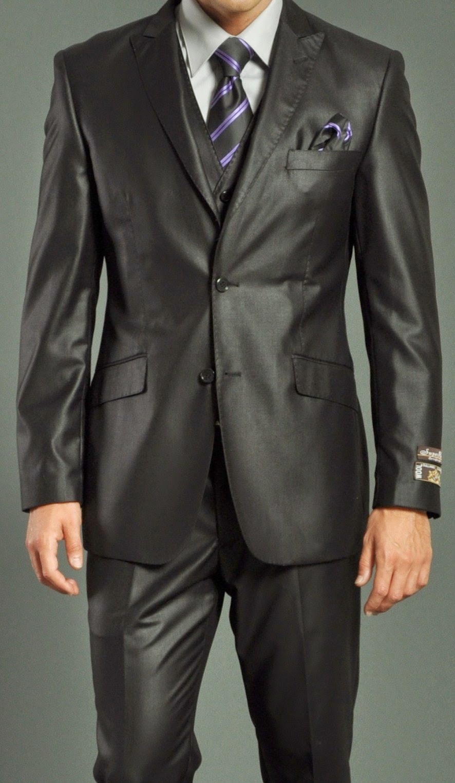 suit2suit Men’s Fashion Black Suit Los Angeles CA 90015