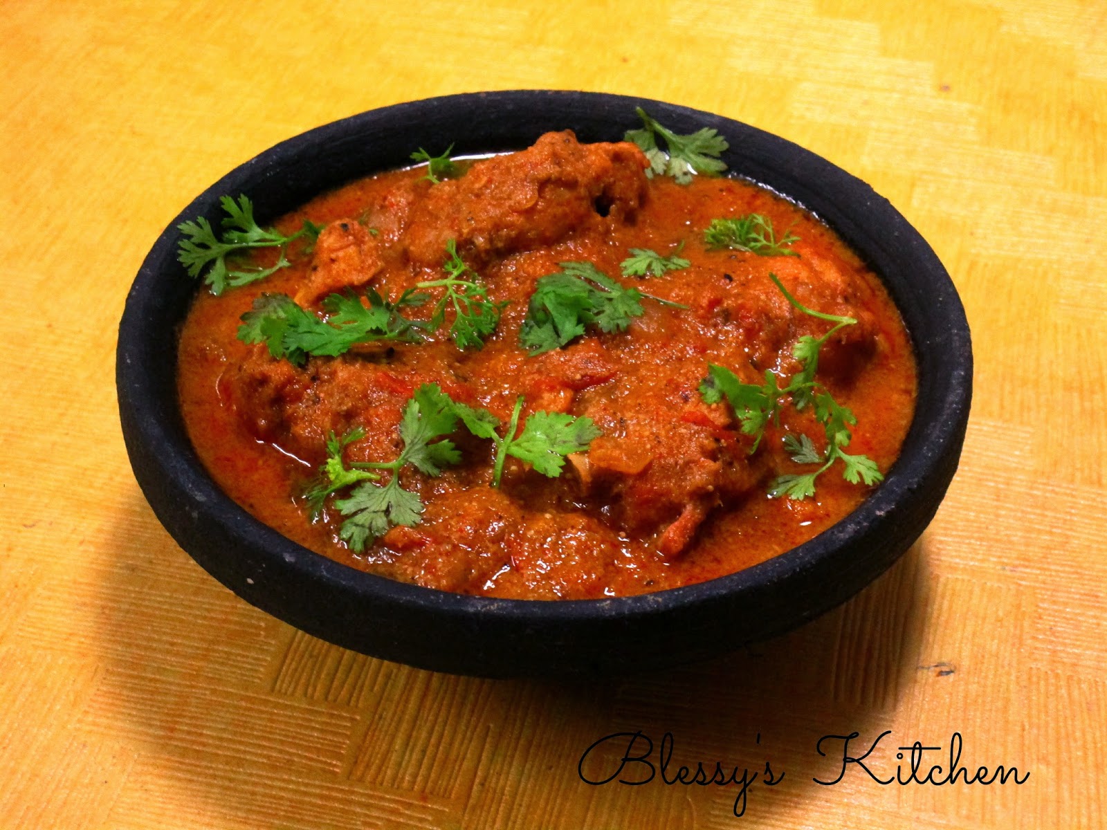 Blessy's Kitchen Chicken Pot Curry (Chicken Curry Cooked in a Clay Pot)