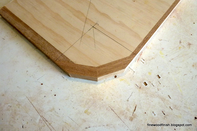 Fine Wood Finishing Rounded Corners on Veneered Wood