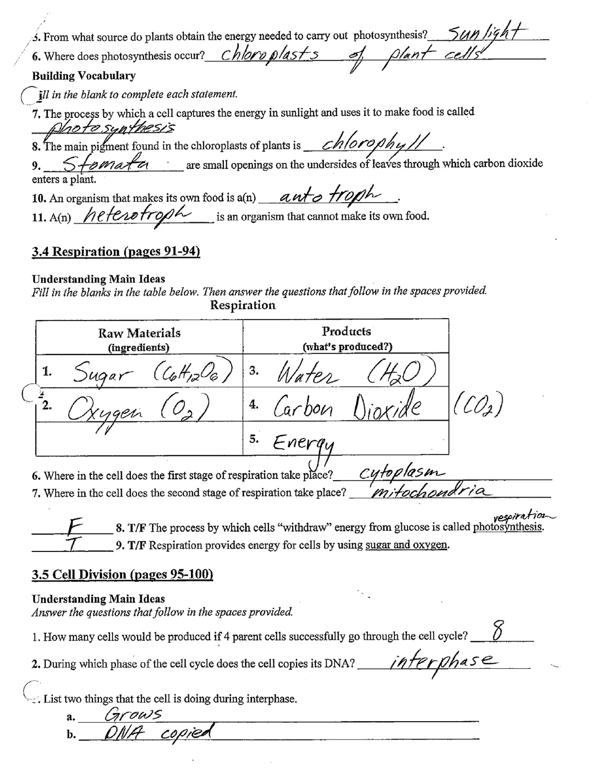 7th Grade Life Science Ch 3 Test Review Key click On The Image To 7th Grade Life Science Ch 3 Test Review Key click On The Image To
