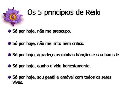 Os 5 princípios de Reiki
