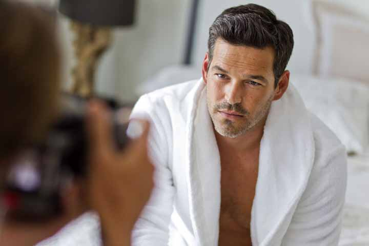 Eddie Cibrian New Photo Shoot For Charisma Linens
