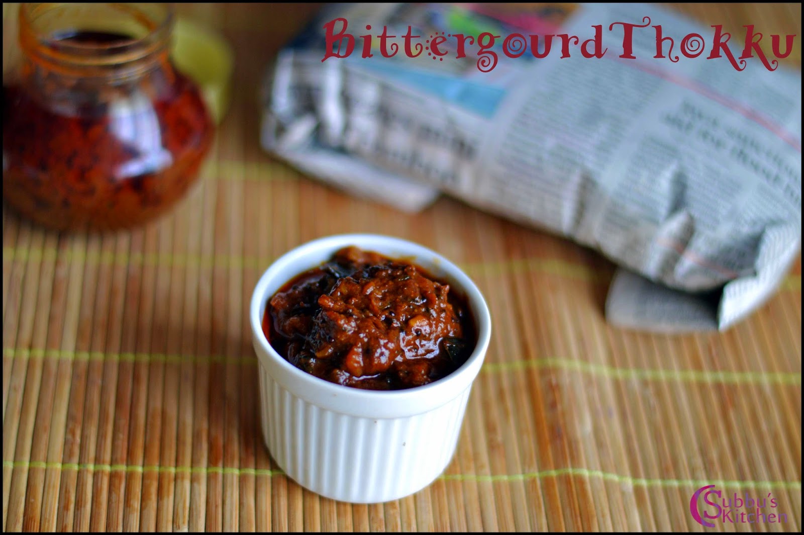 Bittergourd Thokku Recipe | Pagarkai Thokku Recipe Bittergourd Thokku Recipe | Pagarkai Thokku Recipe
