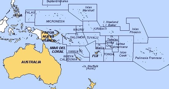 Geografía en vivo: PAÍSES Y CAPITALES DE OCEANÍA