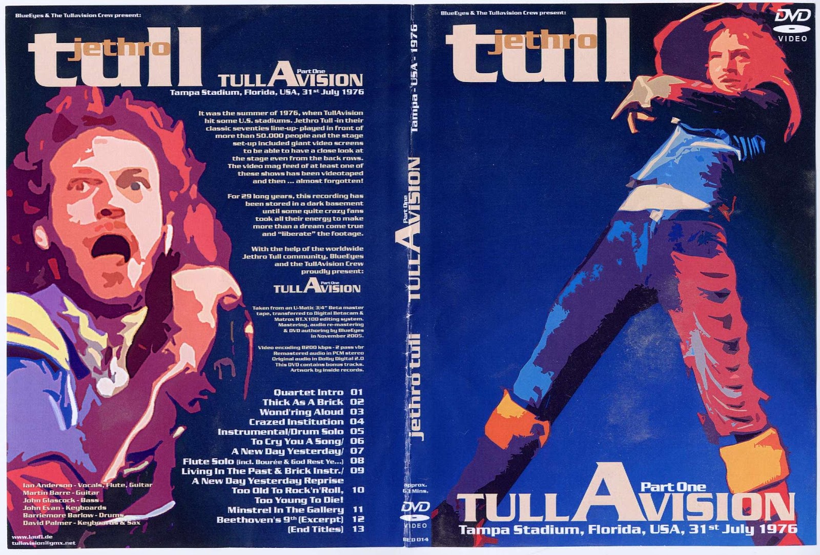 T.U.B.E. Jethro Tull 19760731 Tampa, FL (DVDfull proshot)