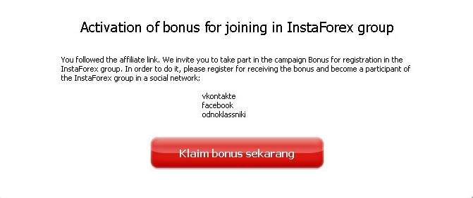 Cara klaim bonus instaforex