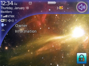 Cosmos Theme For Blackberry