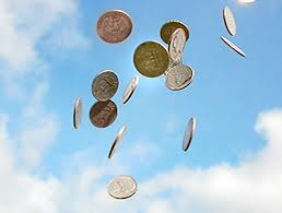 Coins Raining Down Coins Raining Down