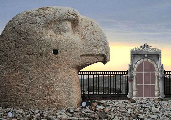 Escape From Mount Nemrut Statues