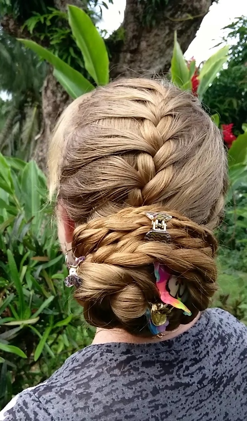 Braids Hairstyles For Super Long Hair Easy Braided Updo