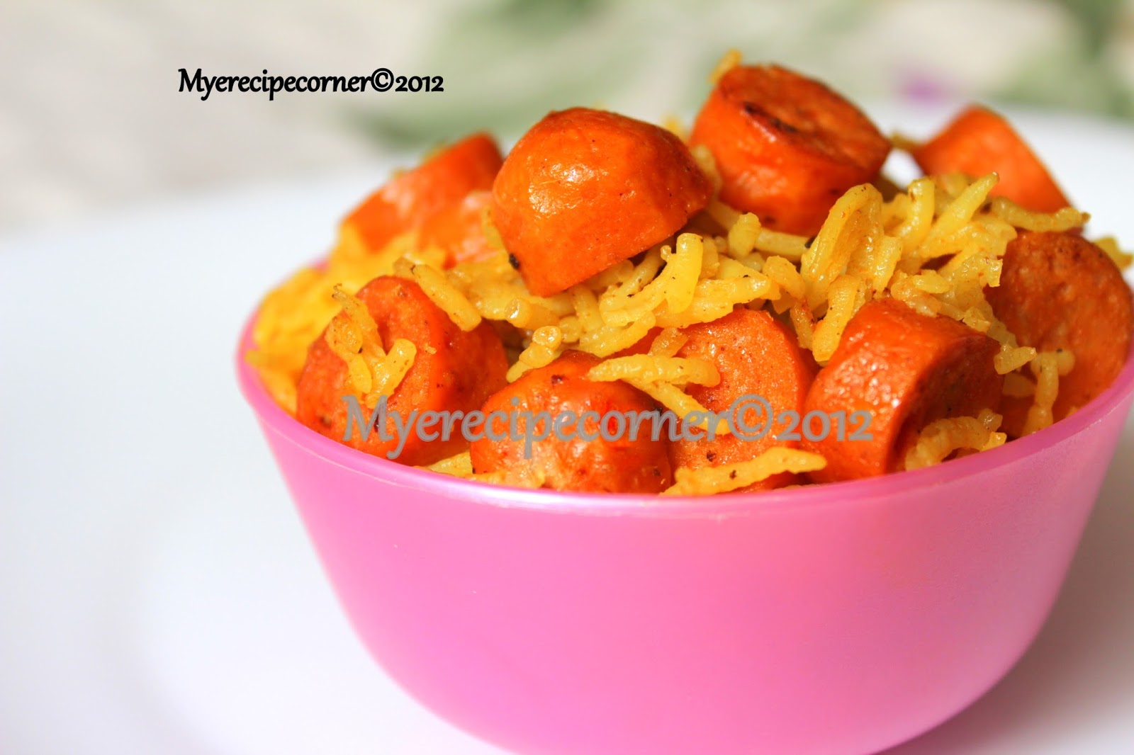 Mye's Kitchen Chicken Sausage Indian Recipes Masala Rice