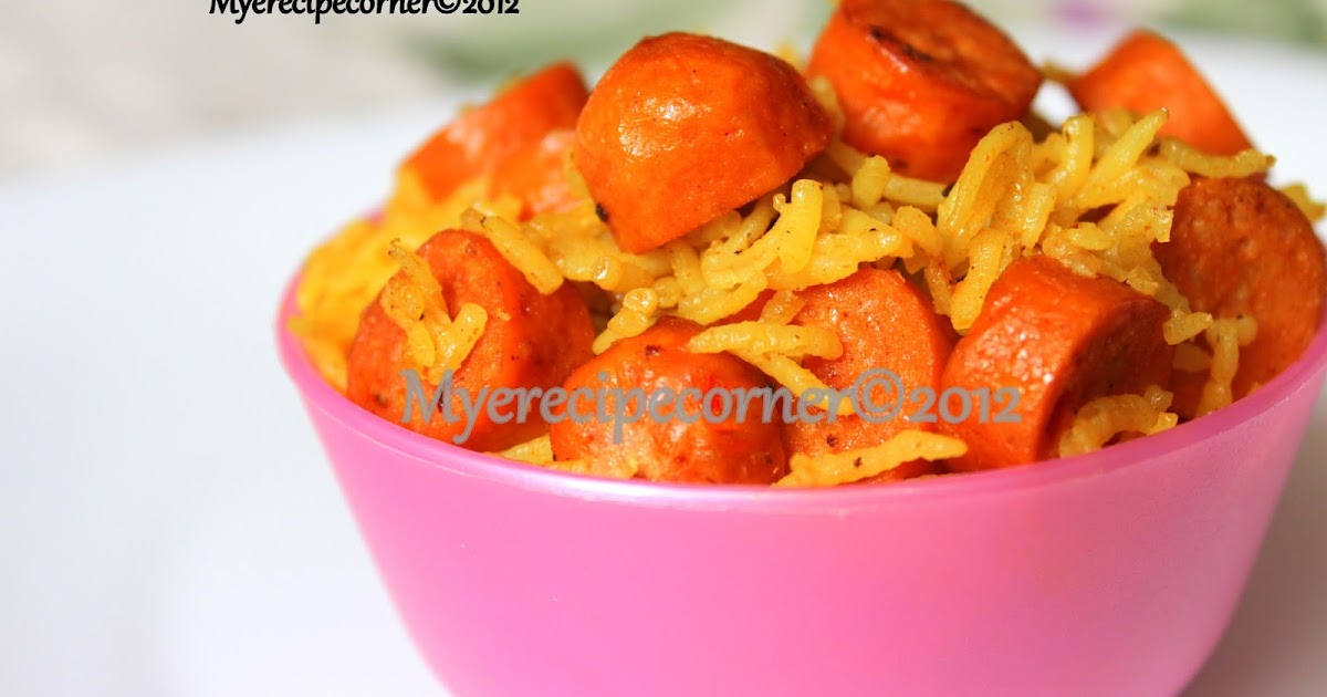 Mye's Kitchen Chicken Sausage Indian Recipes Masala Rice