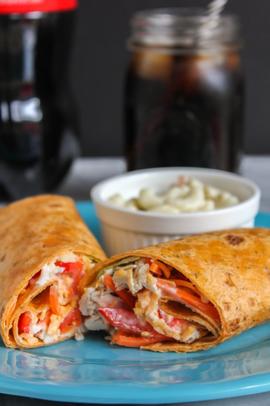 Effortless Chicken & Veggie Ranch Wraps