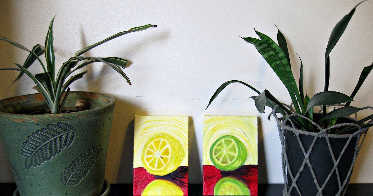 Freshly Completed Lemon and Lime