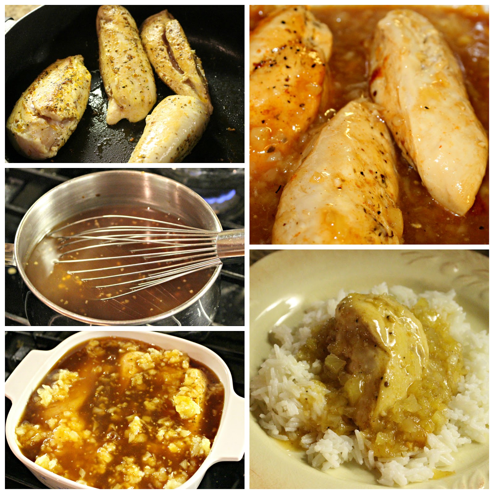 Jenn's Random Scraps Honey Pineapple Chicken