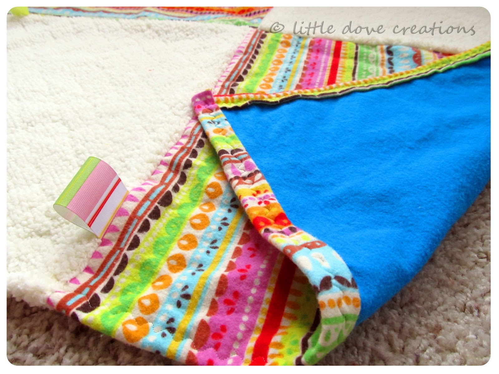 Little Dove Creations tummy time blanket