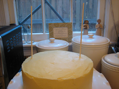  DIY Baby Shower Lemon and Blueberry Cake