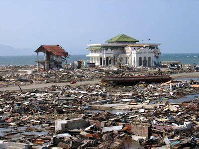 Tsunami damage