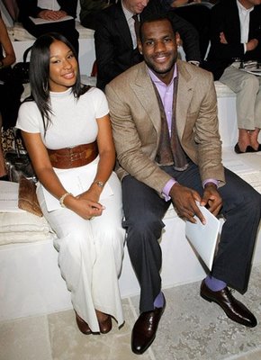 Who is lebron james dating 2012