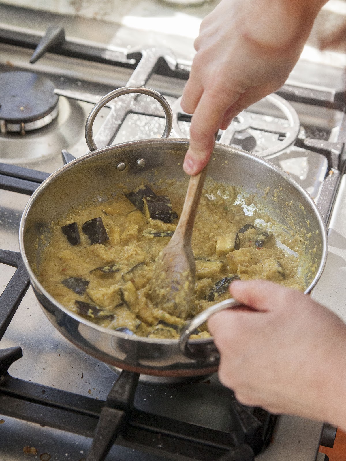 The Colors Of Indian Cooking Fast and Easy, Kerala Style Eggplant