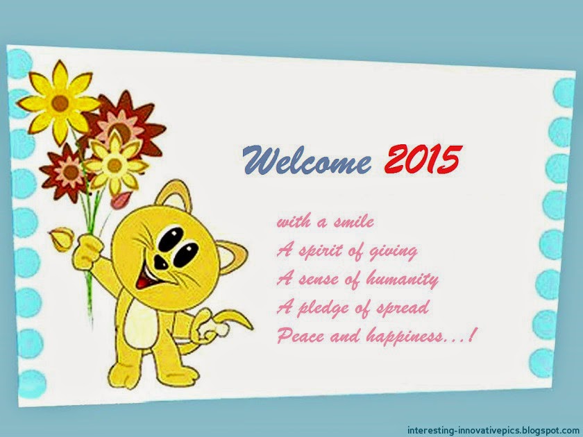 welcome happy new year card with greeting quotes, Greeting card