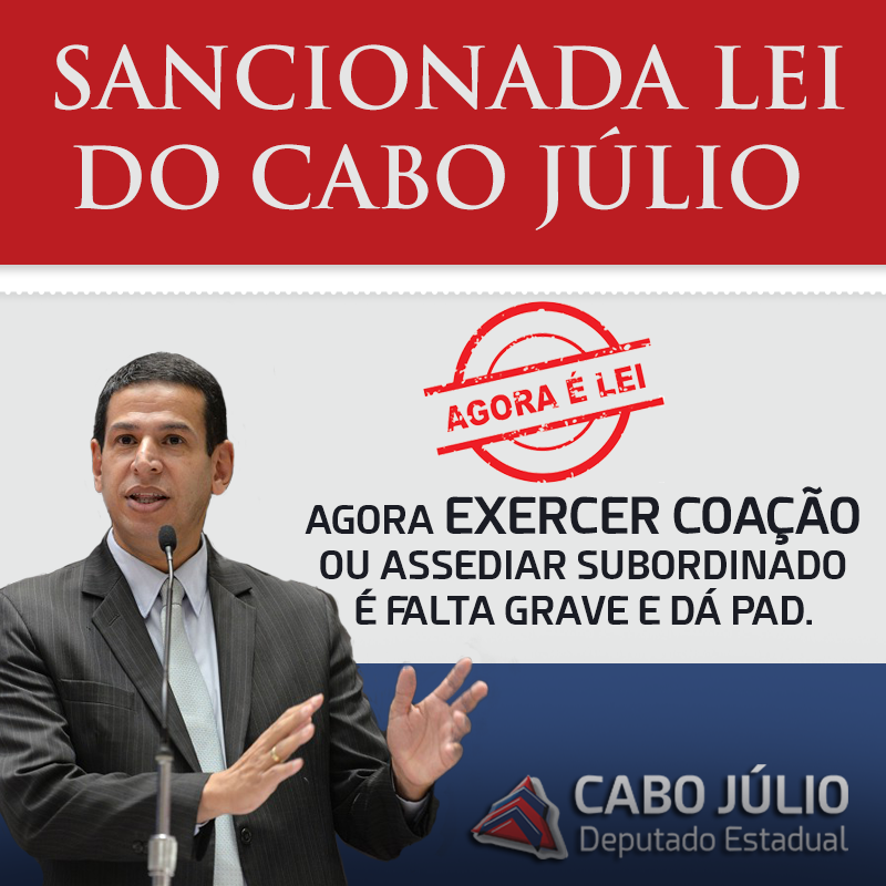 LEI DEPUTADO CABO JÚLIO