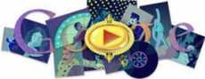 Freddie Mercury doodle logo de Google Queen doodle