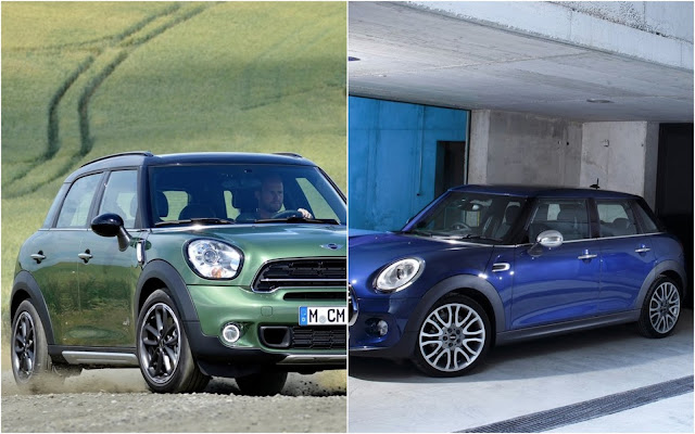 Mini's biggest cars 2015 Mini Countryman And Cooper 4-door