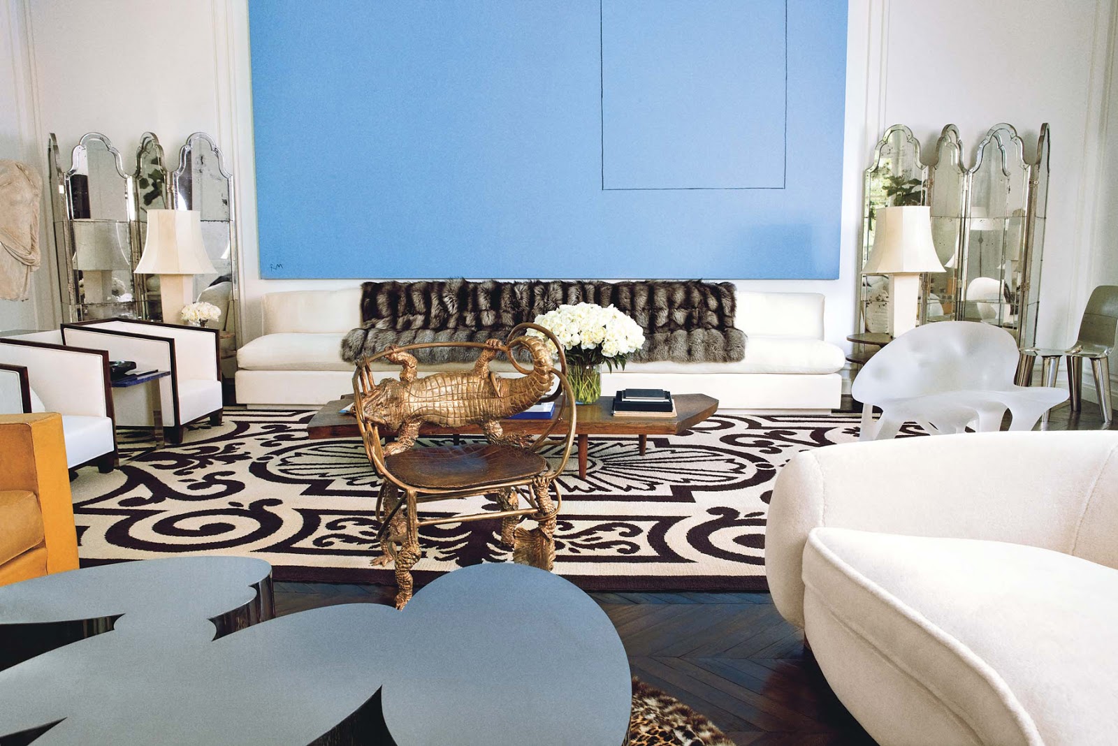 Decor Inspiration Reed and Delphine Krakoff New York townhouse Cool Chic Style Fashion