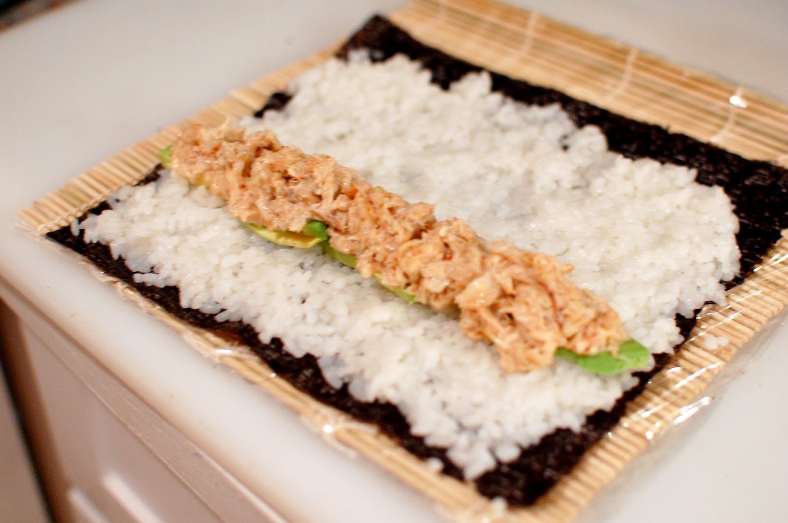 Reckless Abandon Spicy Crab Sushi Rolls