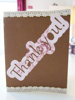 Thank you, card, photo embellishment, crafting