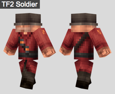 6. TF2 Soldier Skin 6. TF2 Soldier Skin