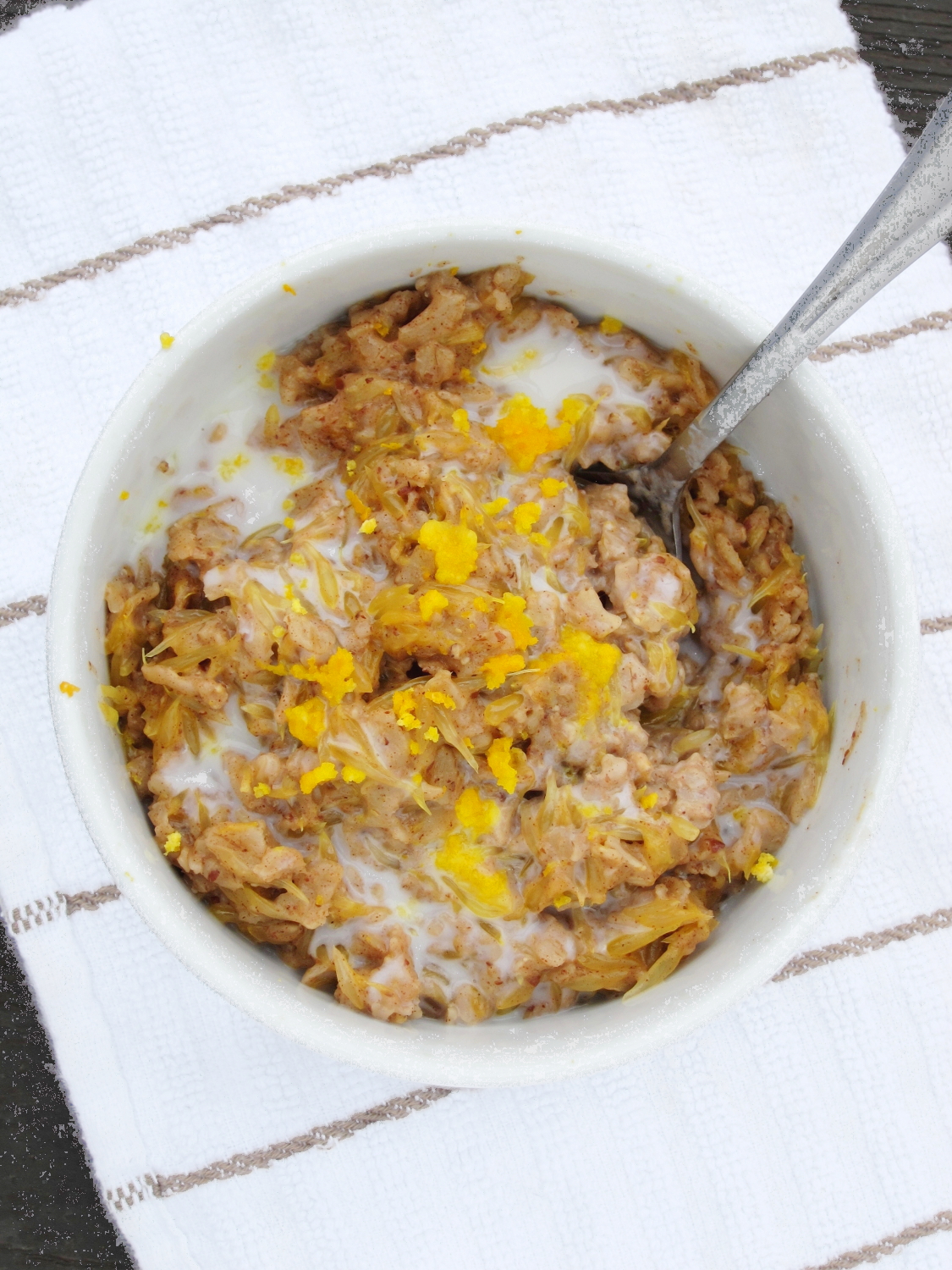 The Oatmeal Artist OrangeClove Oatmeal (or "Montana Gold" Oatmeal)