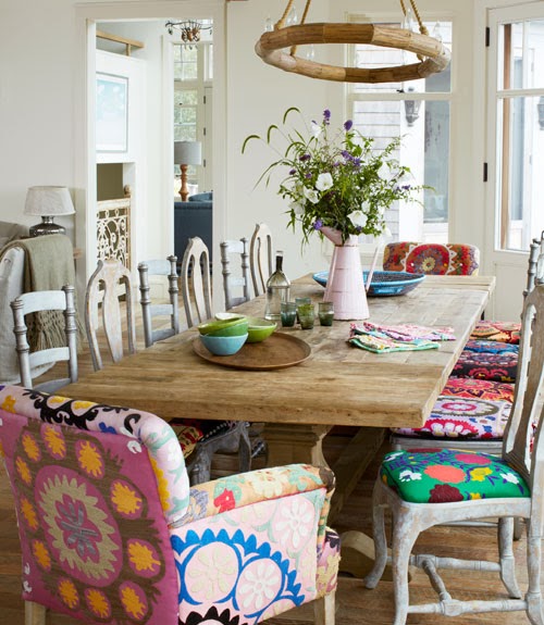 suzani home country dining chairs suzani