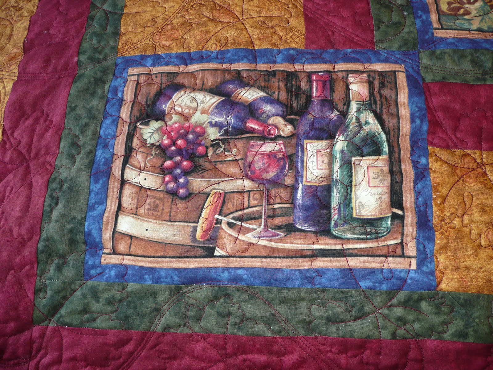 Acorn Ridge Quilting Pat's Wine Country Quilt