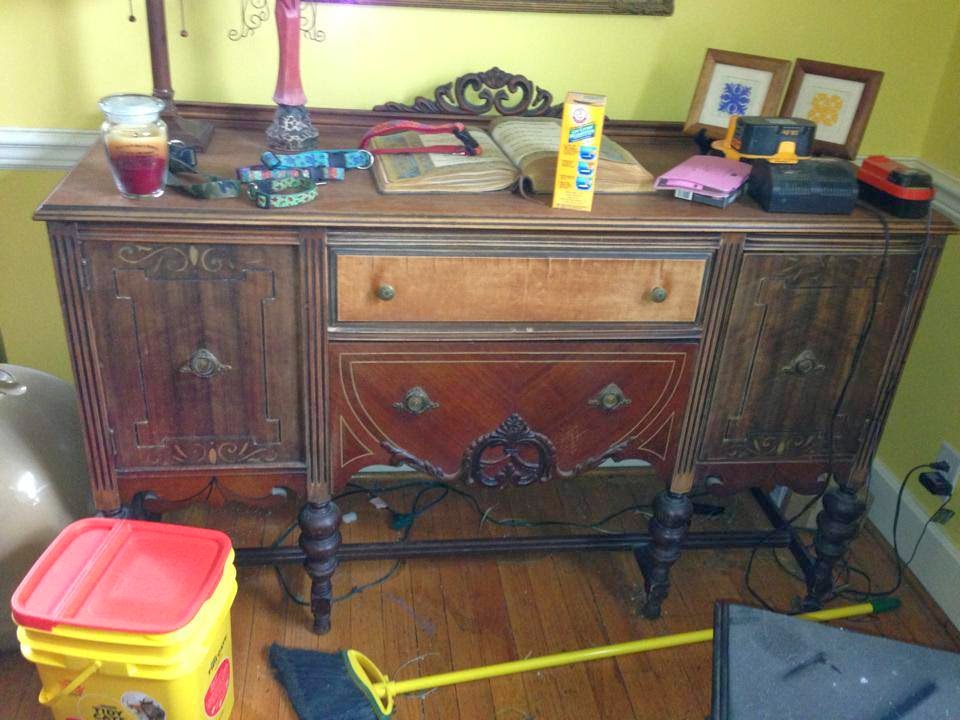 Buffet Makeover By The Upcycled Cupboard - Featured On Furniture Flippin' - FurnitureFlippin.com