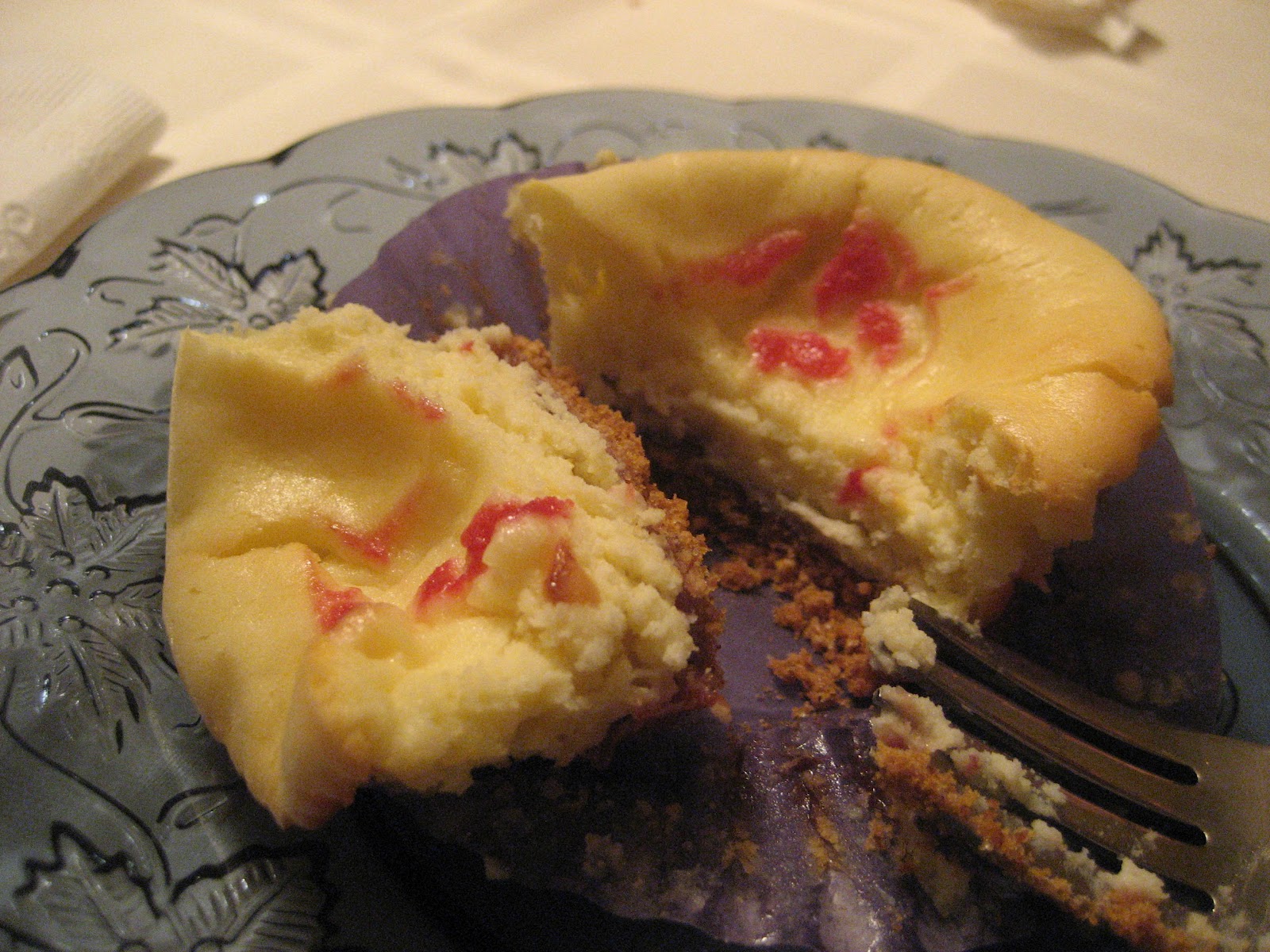 Teacher, Baker, Gourmet Meal Maker Mini Cheesecakes with Raspberry