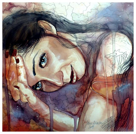 Jana Lepejova jane-beata deviantart pinturas aquarela mulheres olhares femininos Diferente Jana Lepejova jane-beata deviantart pinturas aquarela mulheres olhares femininos Diferente