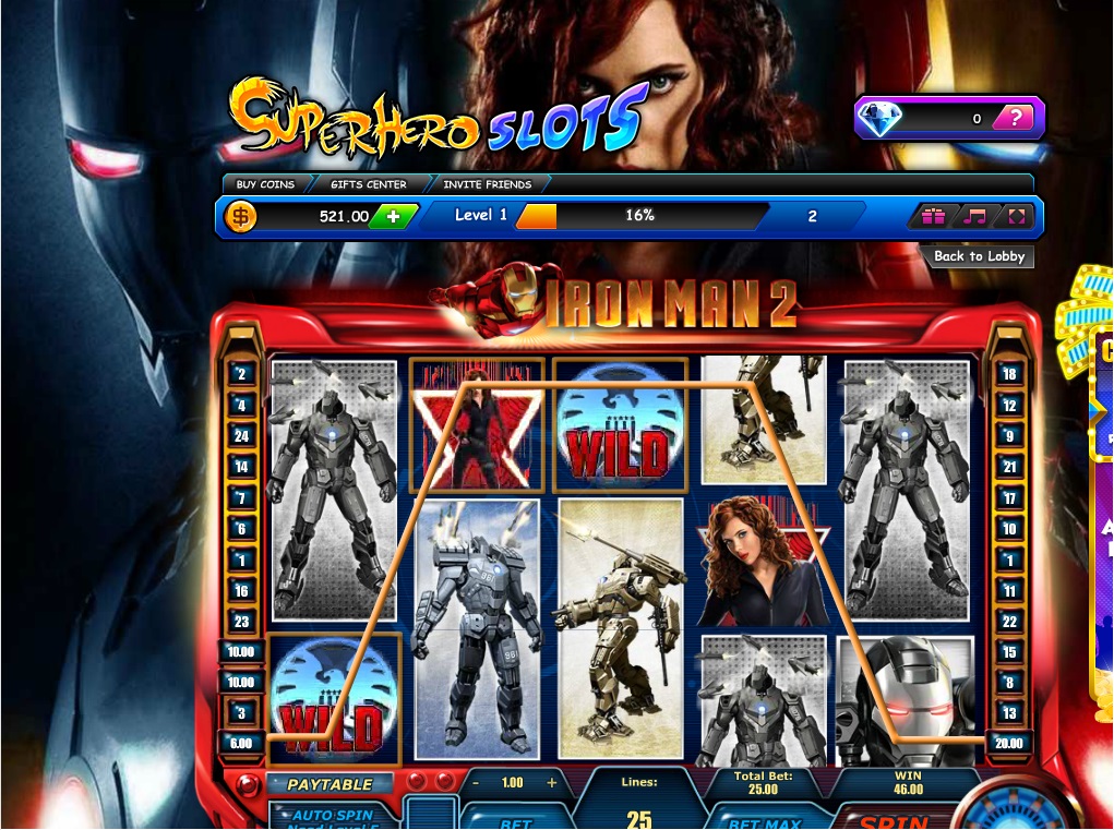 SuperHeroes Slots Machine