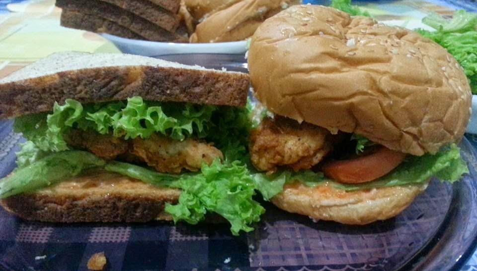 My day my life Cornflakes Chicken Sandwich & Burger