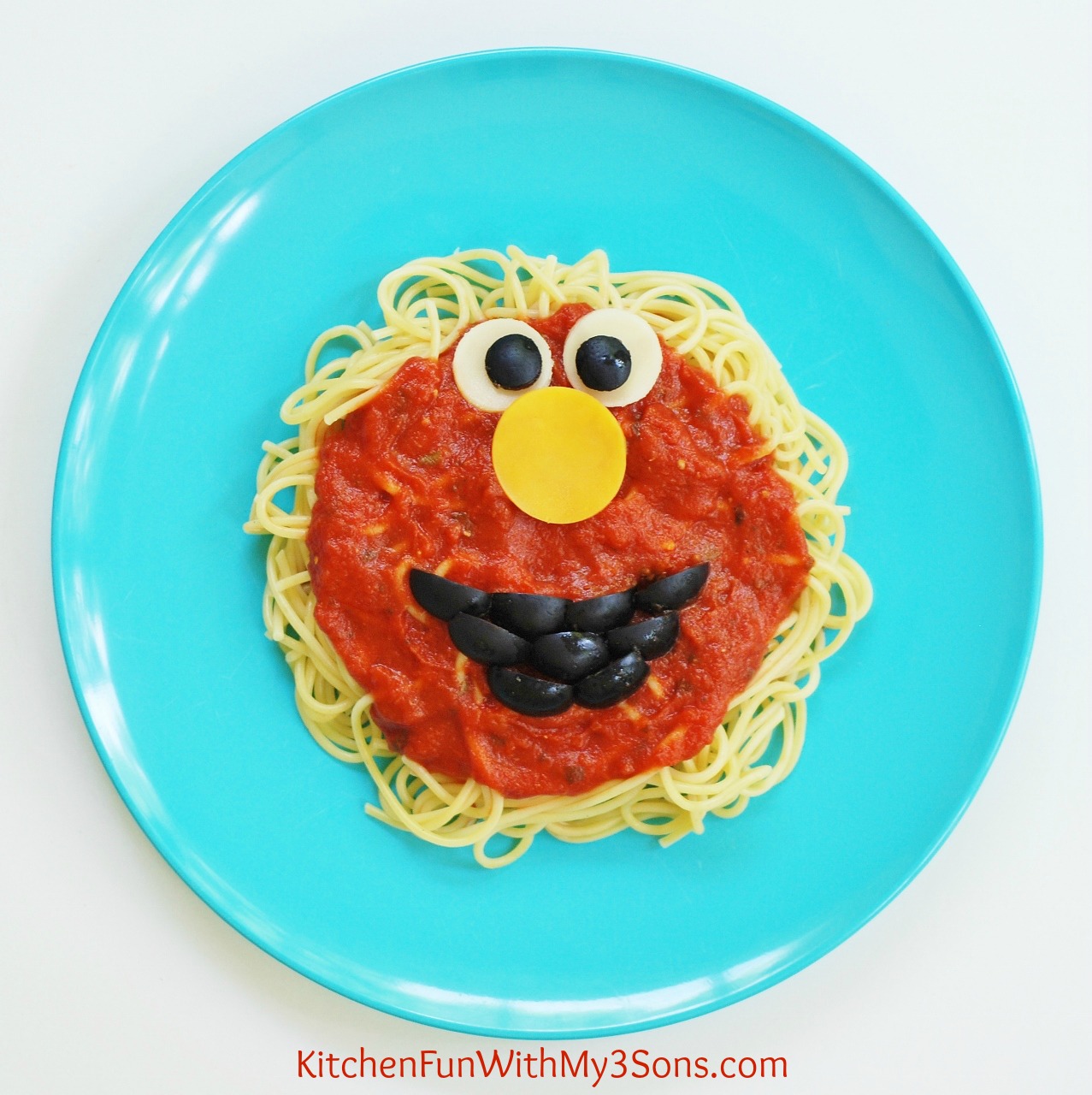 Elmo Sesame Street Spaghetti Dinner Kitchen Fun With My 3 Sons