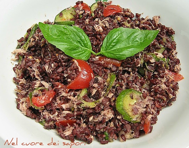 Nel Cuore Dei Sapori Insalata Di Riso Venere Con Tonno E Zucchine