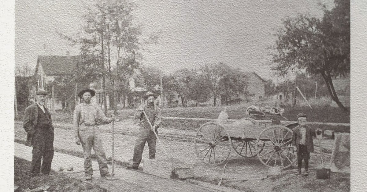 History of Marshallville, Ohio Early Sidewalks