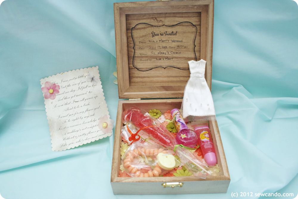Sew Can Do A Special Project Feature Wedding Party Invitation Boxes