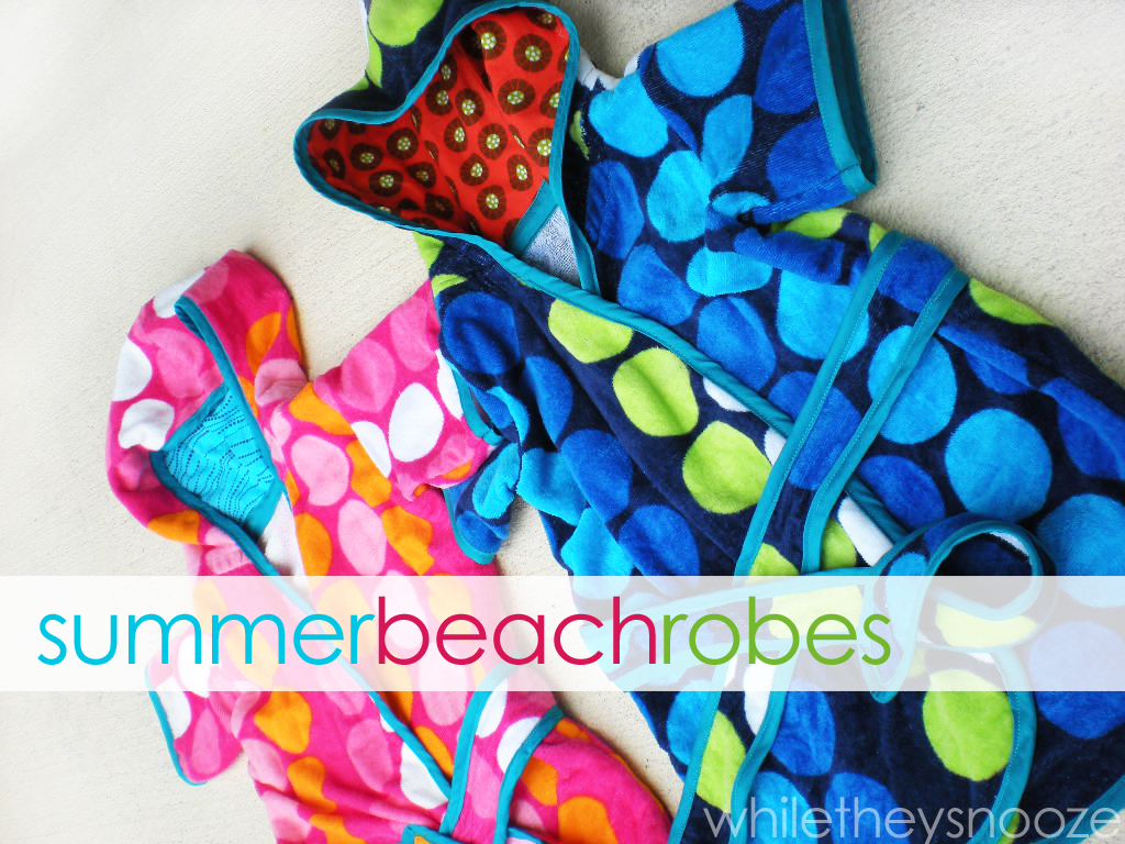 While They Snooze Summer Beach Robes
